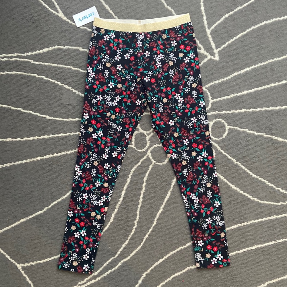 carters floral leggings